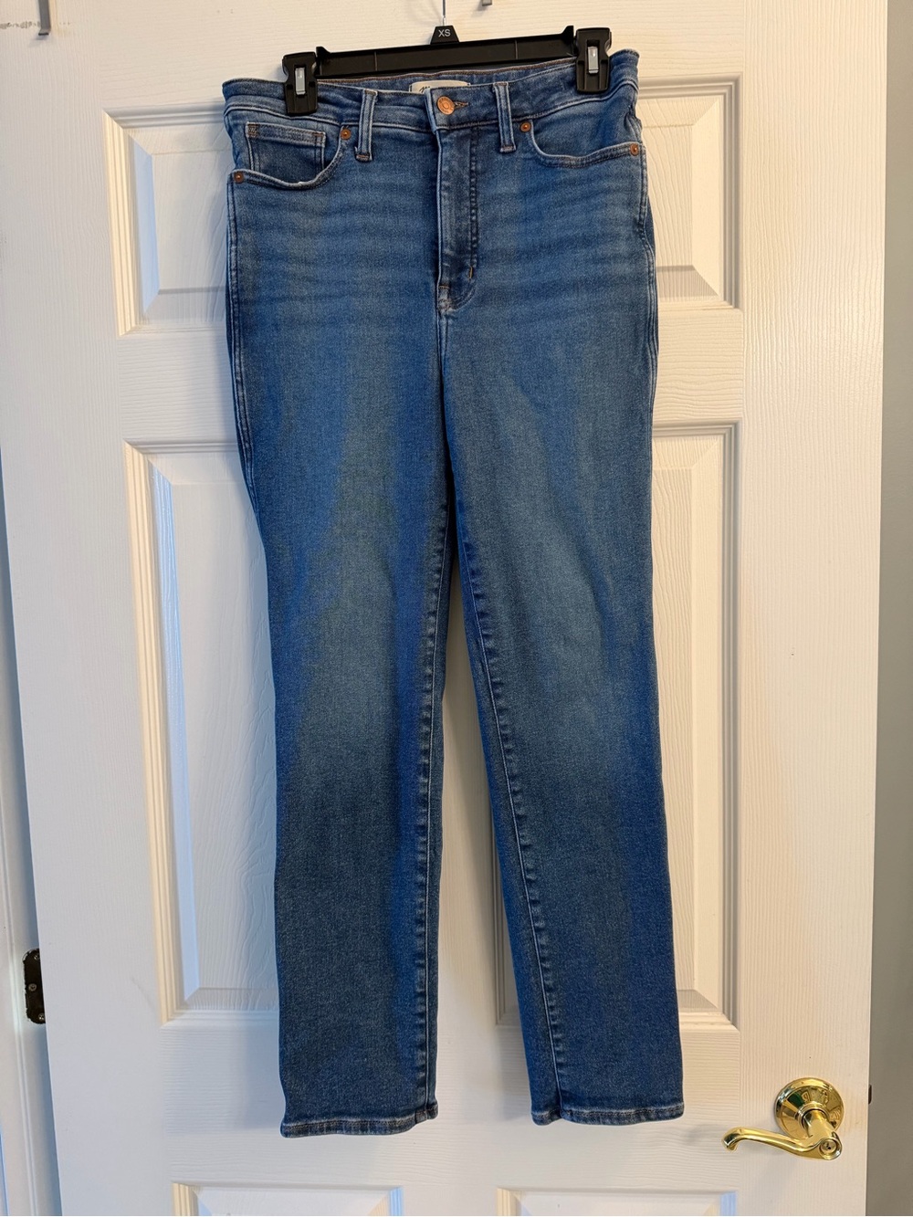 Madewell Curvy Stovepipe in Medium Blue Wash - Size 29
